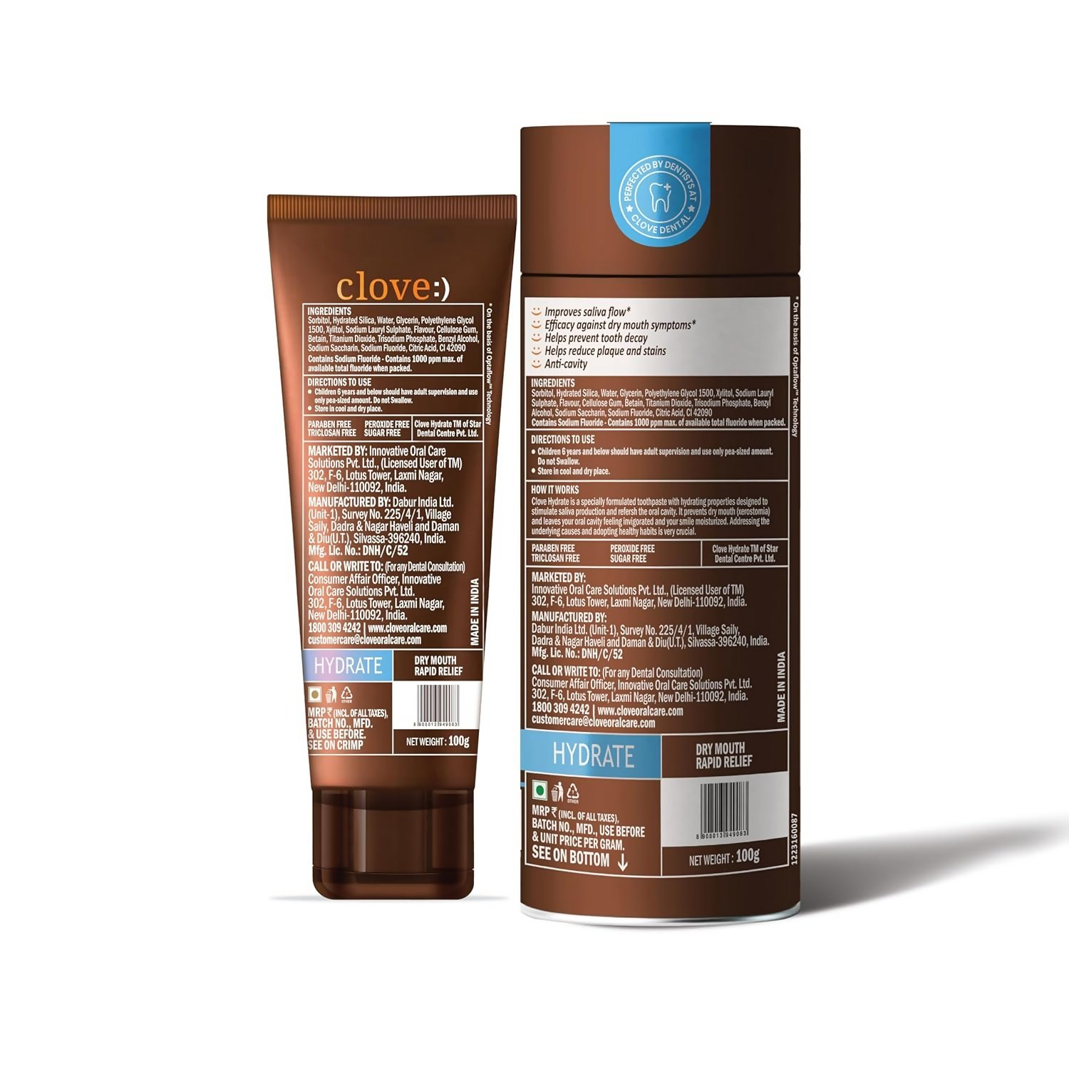 Clove Hydrate Toothpaste Dry Mouth Solution | Grocsy