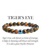 NVR Natural Round Tiger Eye Bracelet