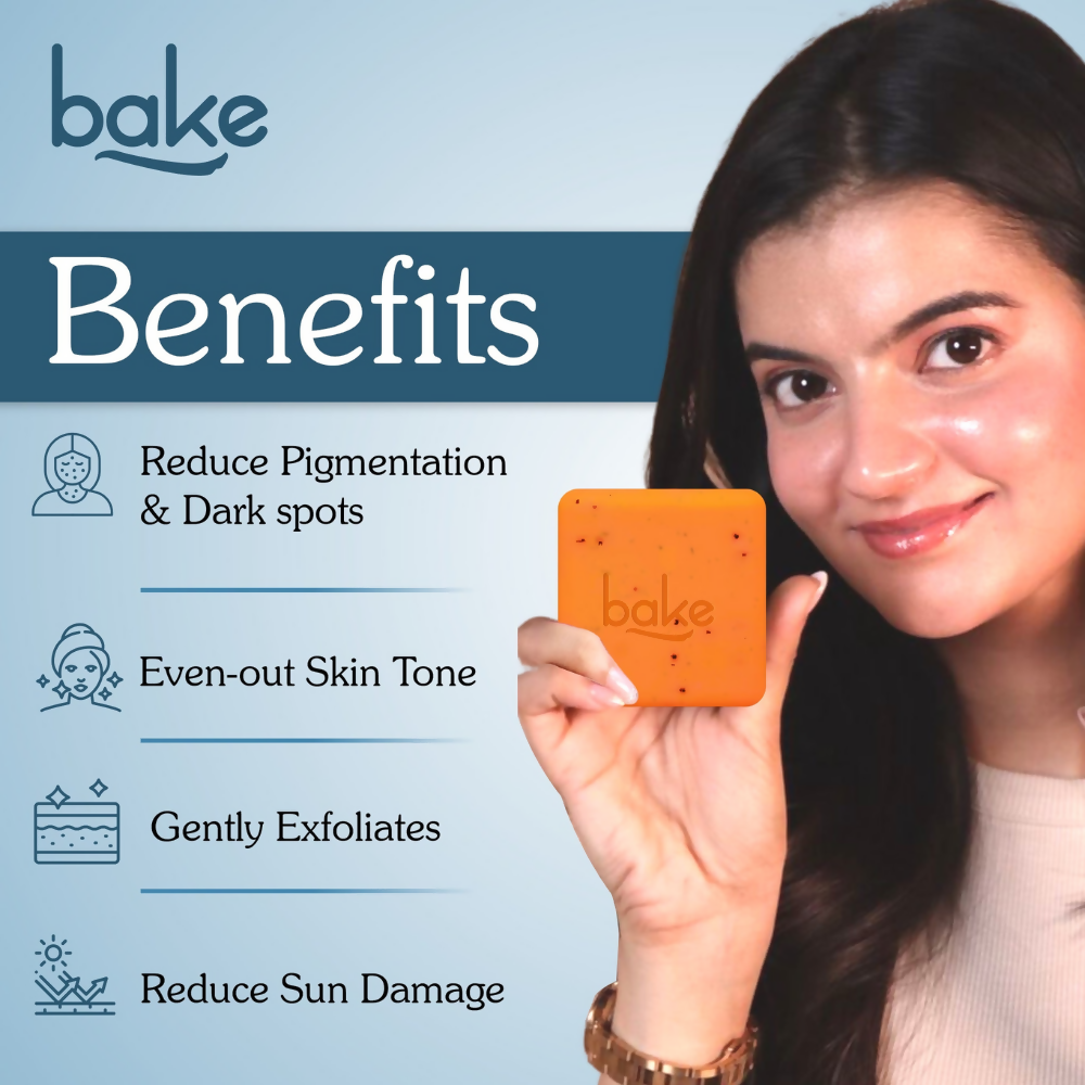 Bake Tan Removal Exfoliating Bath Kit - 100% Ramie Plant Fibre Gloves + Kojic Acid Soap (2 Pcs) with Scrub Treatment | Grocsy