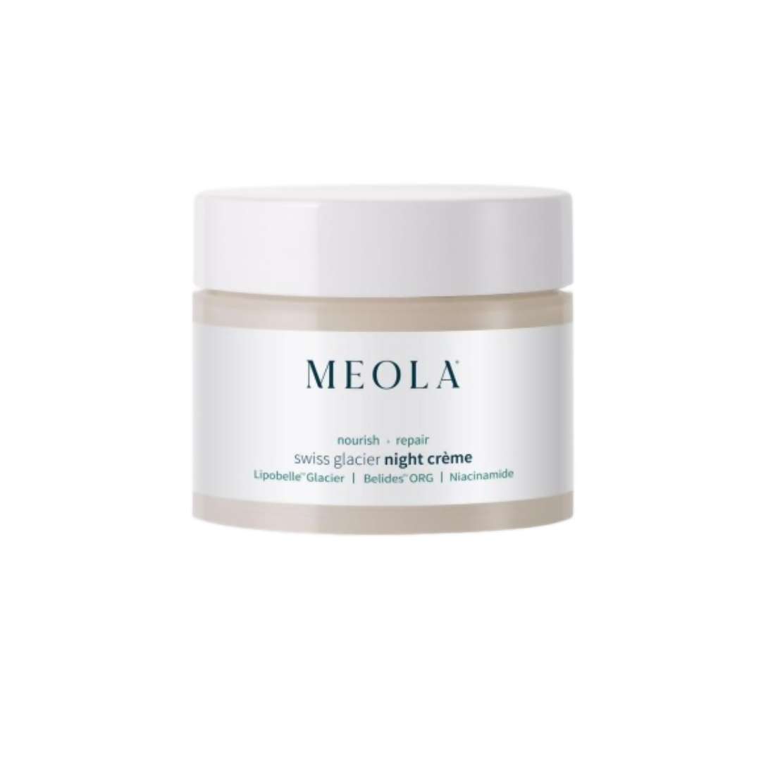 Meola Swiss Glacier Night Cream With Niacinamide | Grocsy
