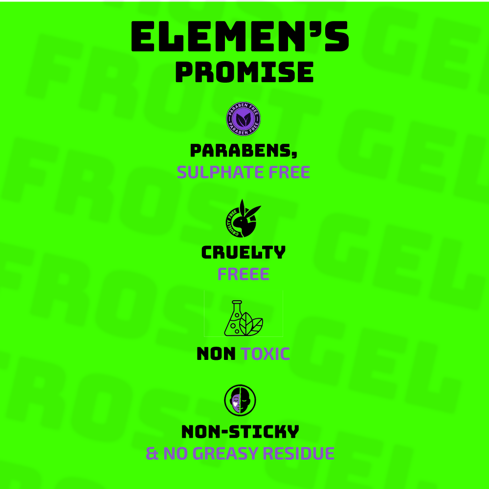 Elemen Hydraflex Frost Gel Moisturiser with Blueberry & Aqua Boost Complex | Grocsy