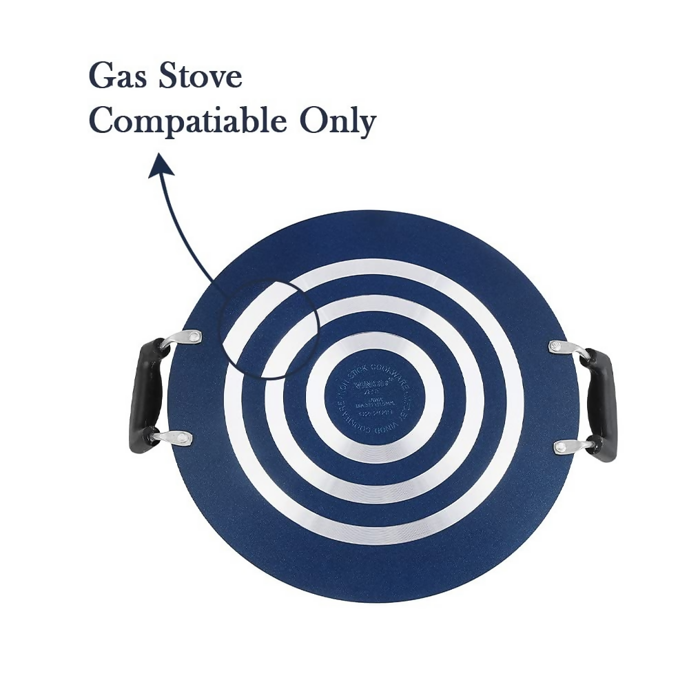 Vinod Zest Aluminium Non Stick Pathri Tawa | Grocsy