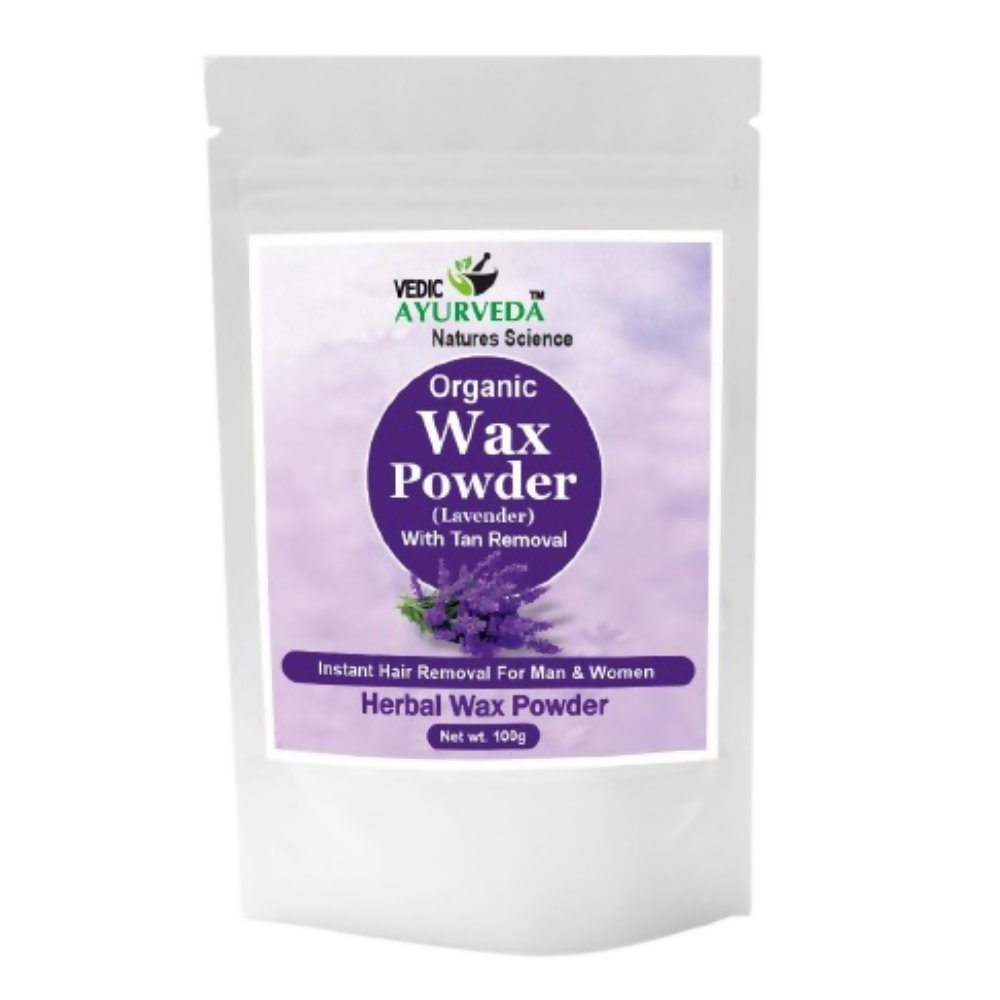 VedicAyurveda Herbal Wax Powder - Lavender | Grocsy