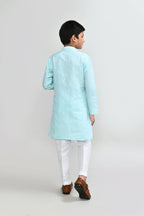 Joban Fashion Cotton Pink Kurta With Straight Fit Pant | Grocsy