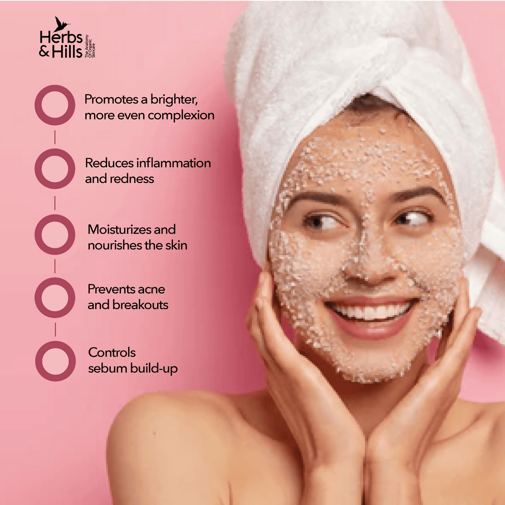 Herbs & Hills Face Scrub | Grocsy