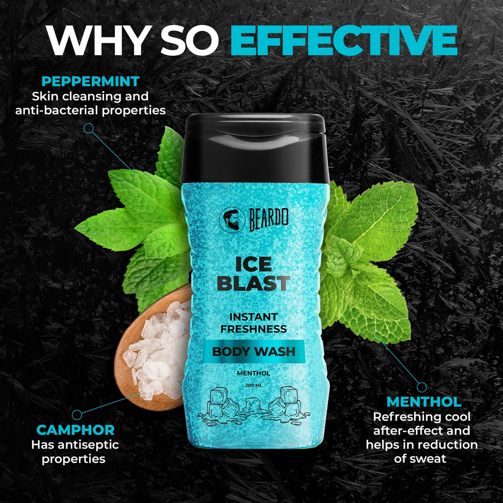 Beardo Ice Blast Body Wash | Grocsy