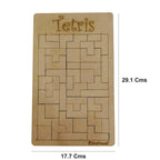 Kraftsman Wooden Tetris Jigsaw Puzzle Board | Made In India (Tetris Board) | Grocsy