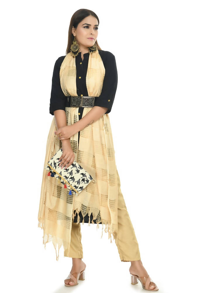 Mominos Fashion Golden Window Dupatta | Grocsy
