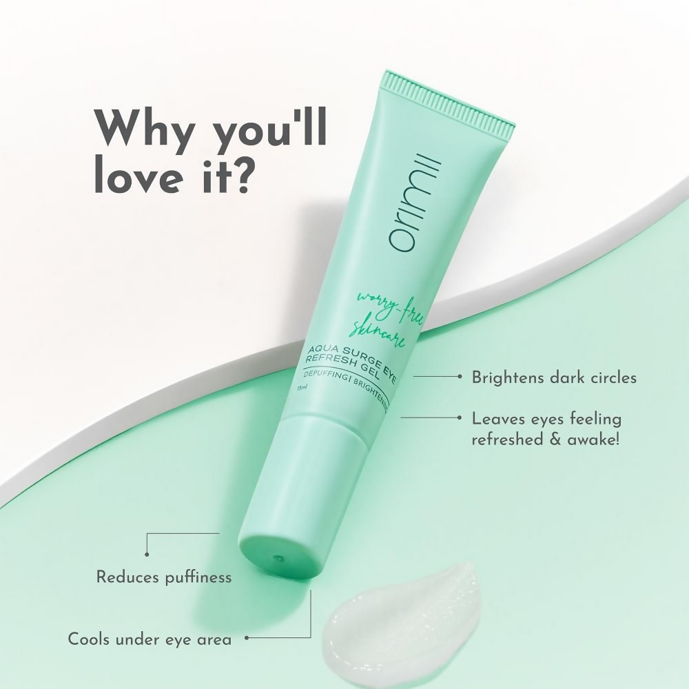 Orimii Under Eye Cream Gel for Dark Circles with Vitamin C | Grocsy
