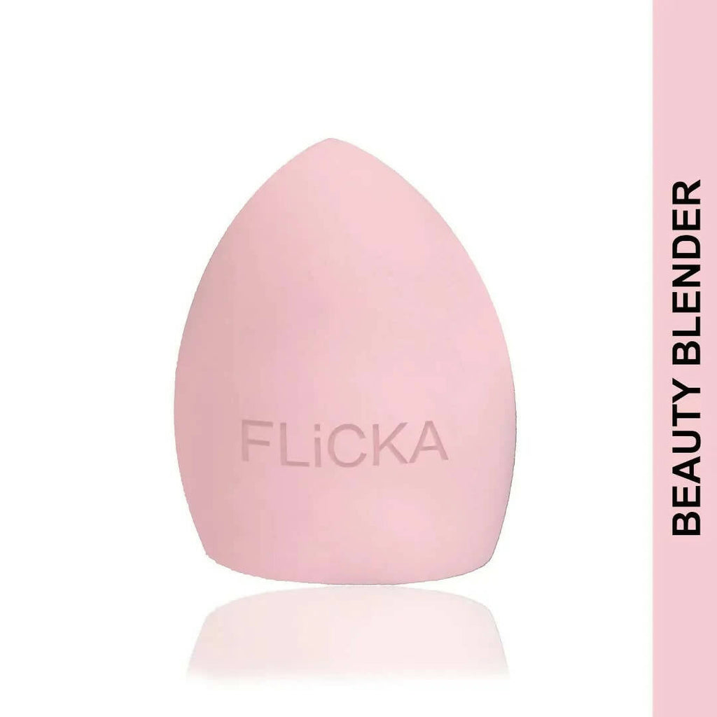 FLiCKA Beauty Blender with Case Pink (Makeup Sponge) | Grocsy