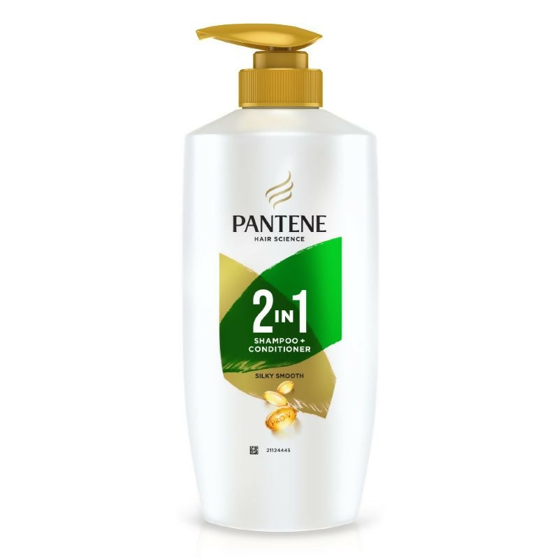 Pantene 2 In 1 Silky Smooth Care Shampoo + Conditioner | Grocsy