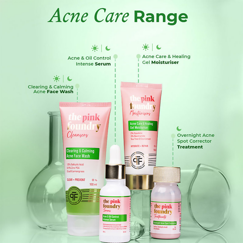 The Pink Foundry Acne & Oil Control Intense Face Serum with 2% Salicylic Acid | Grocsy