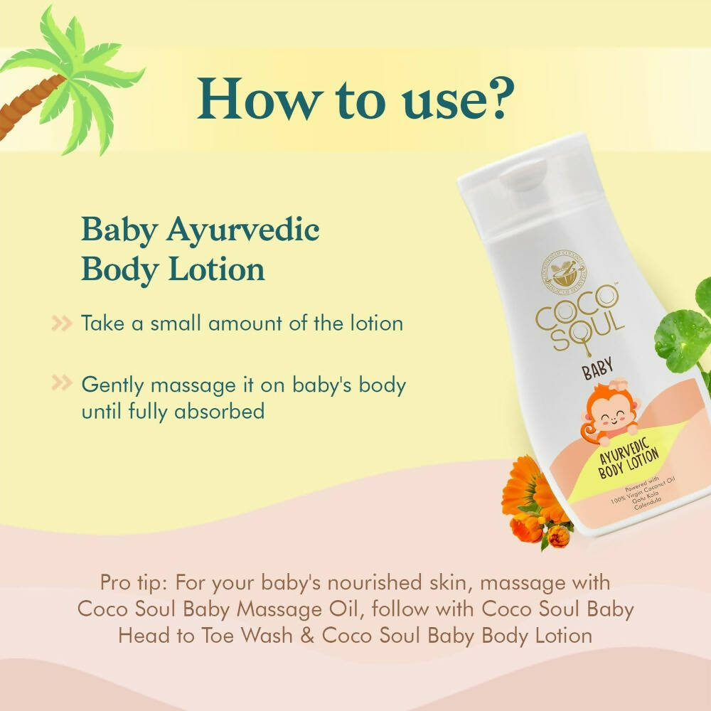 Coco Soul Baby Ayurvedic Body Lotion | Grocsy