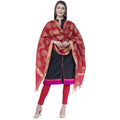 A R Silk Red Color VNS Big Gola Dupattas and Chunnis | Grocsy
