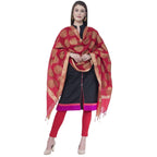 A R Silk Red Color VNS Big Gola Dupattas and Chunnis | Grocsy