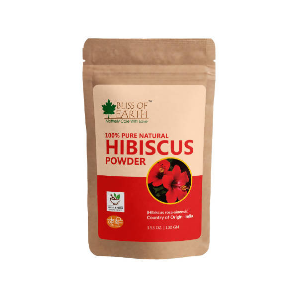 Bliss of Earth 100% Pure Natural Hibiscus Flower Powder | Grocsy