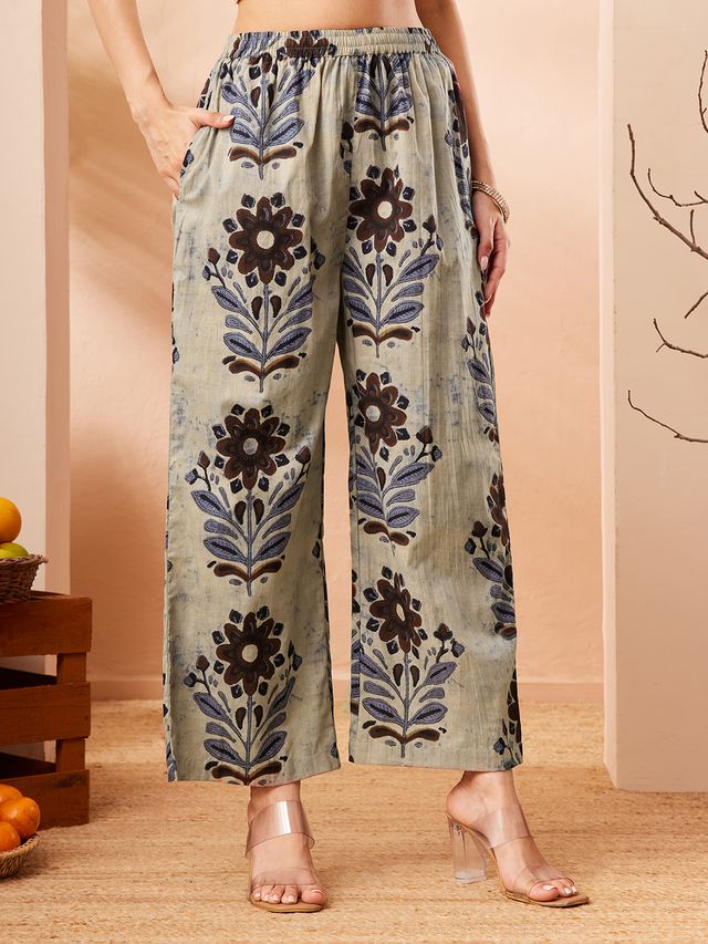 Janasya Multi Straight Cotton Co-Ords | Grocsy