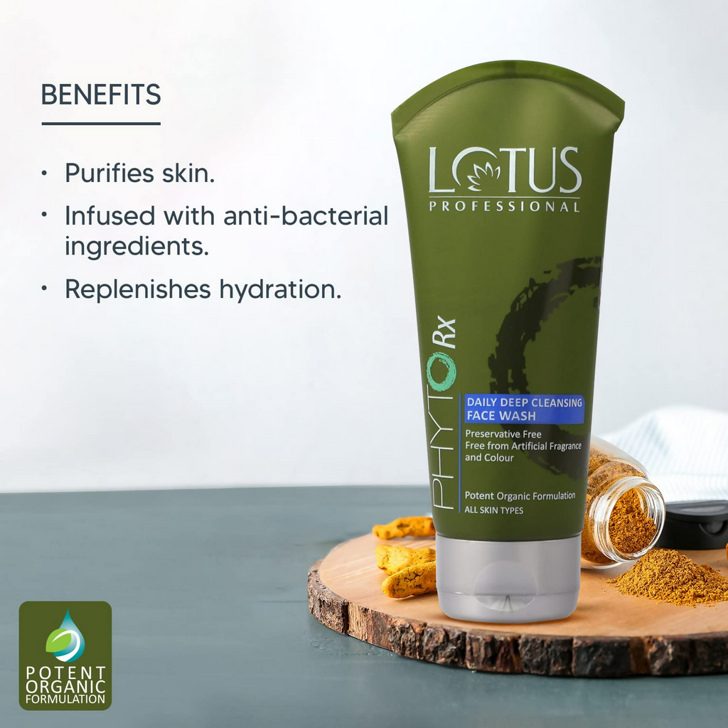 Lotus Professional Phytorx Daily Deep Cleansing Face Wash | Grocsy