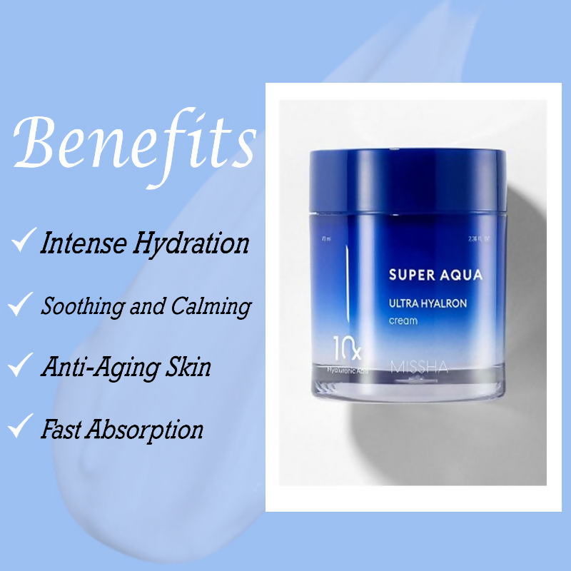 Missha Super Aqua Ultra Hyalron Cream | Grocsy