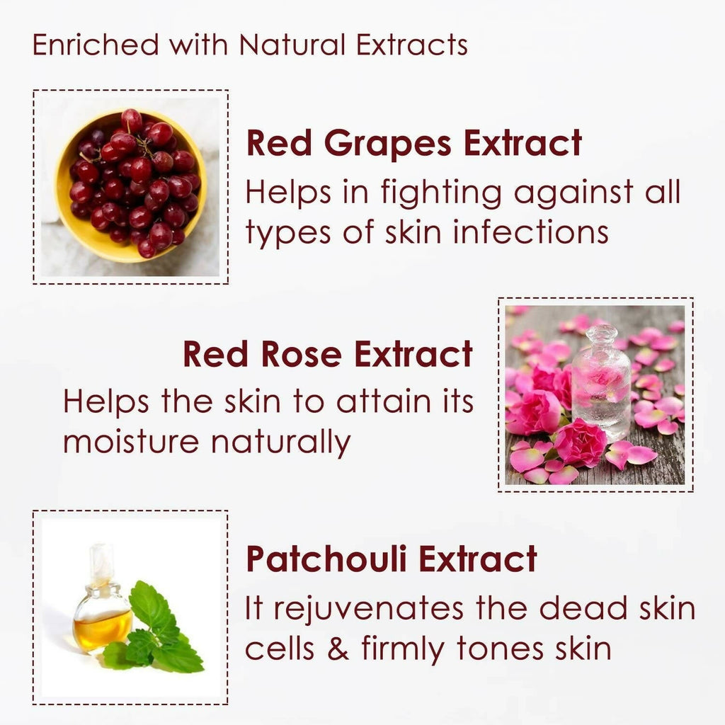 NutriGlow Wine Bleach Cream With Grape Extracts | Grocsy