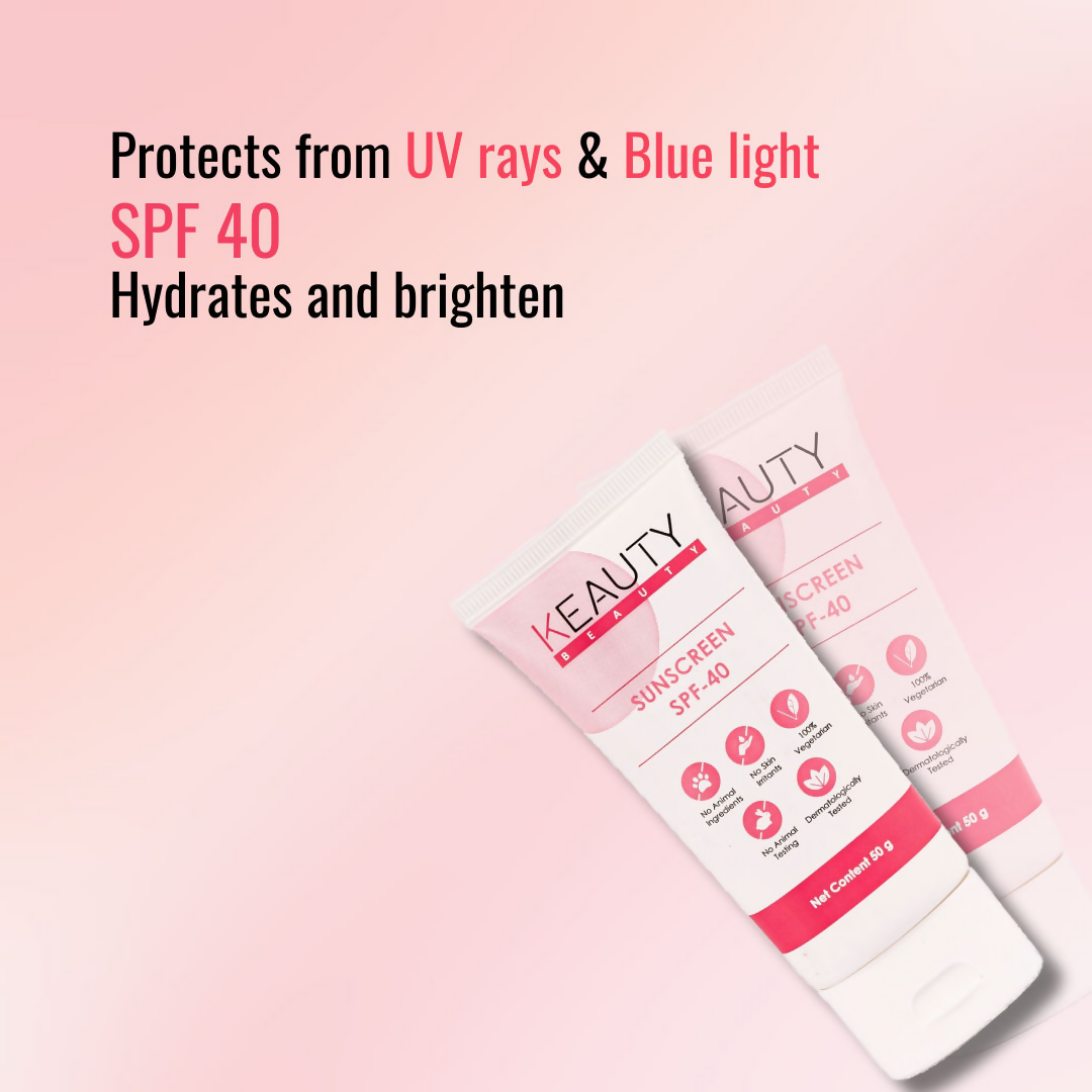 Keauty Beauty Sunscreen SPF - 40 | Grocsy