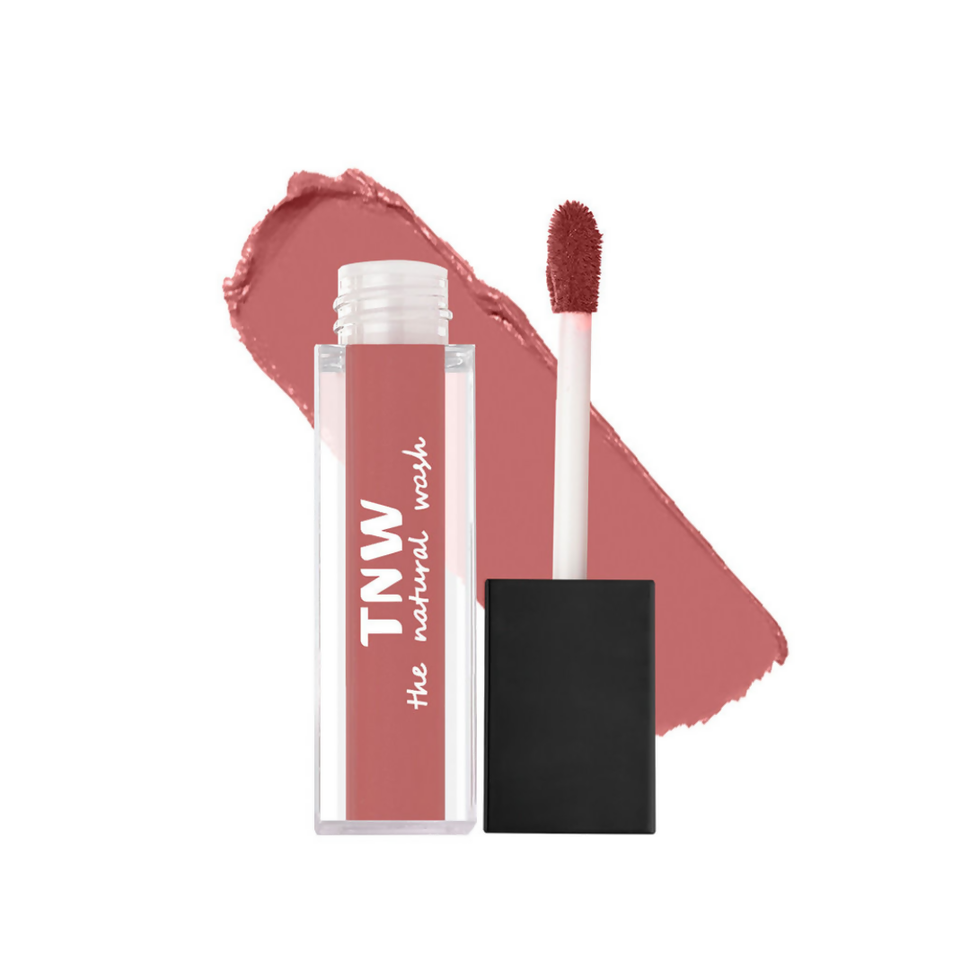 The Natural Wash Matte Velvet Longstay Liquid Mini Lipstick - 03 Magical Mauve | Grocsy