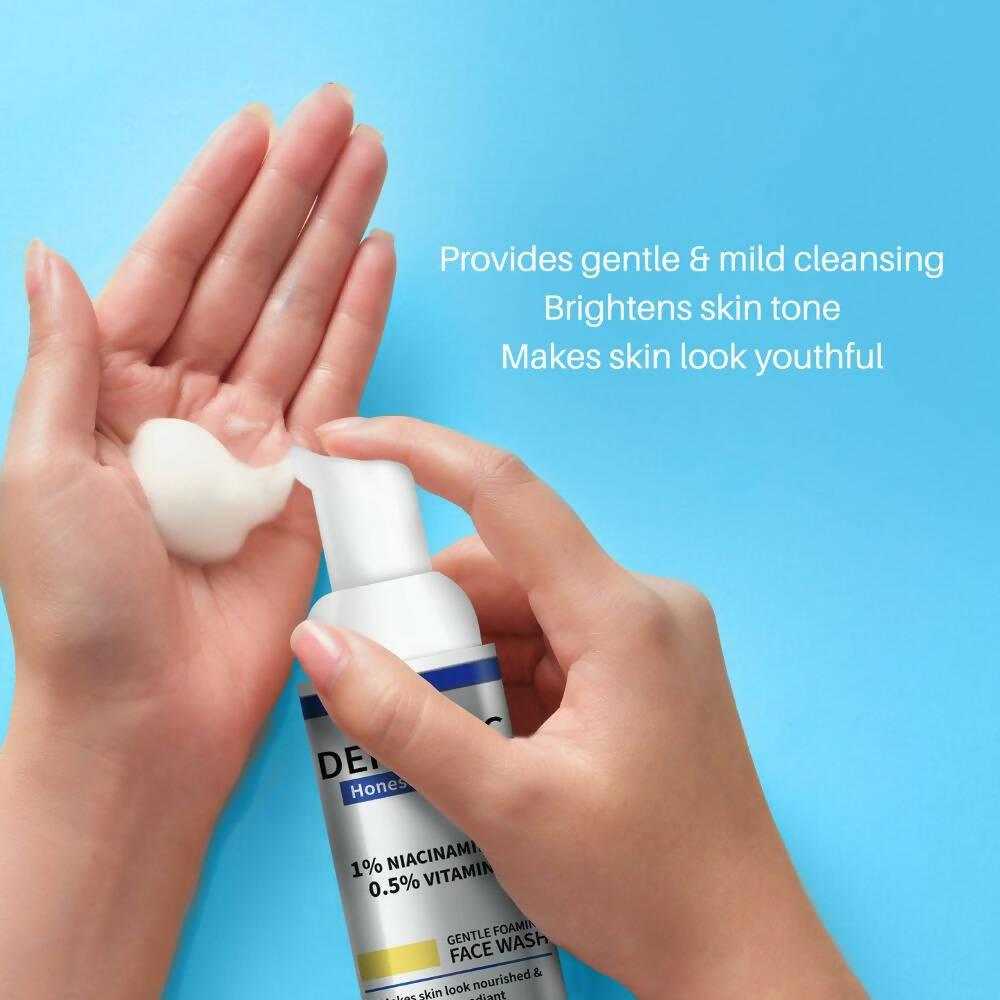 Dermdoc 1% Niacinamide & 0.5% Vitamin C Gentle Foaming Face Wash | Grocsy