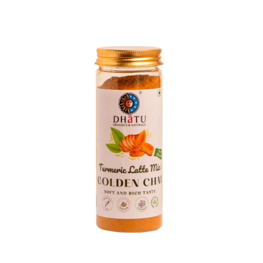 Dhatu Organics & Naturals Turmeric Latte Mir Golden Chai | Grocsy