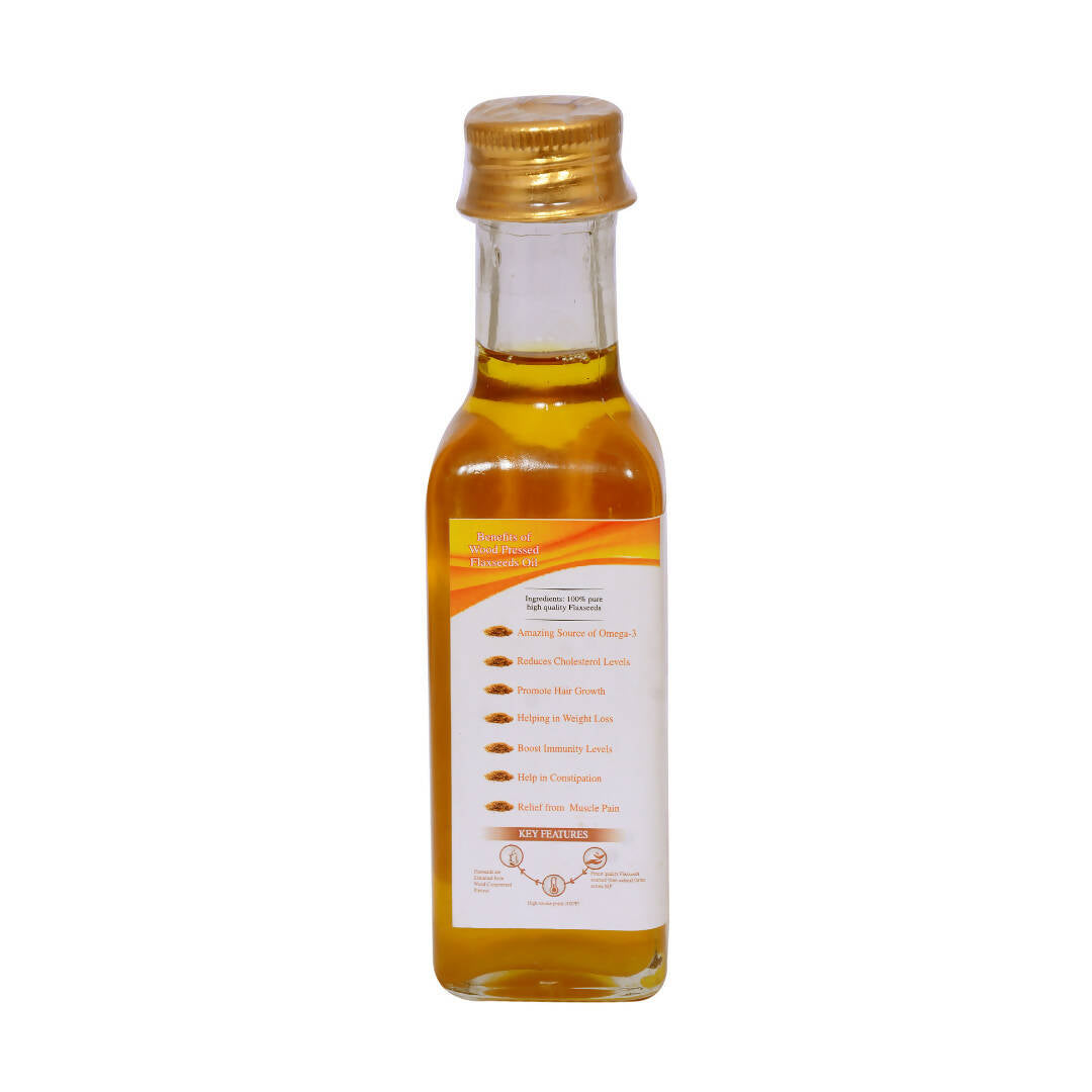 Dorjee Wellness Wood Pressed Flaxseed Oil | Grocsy