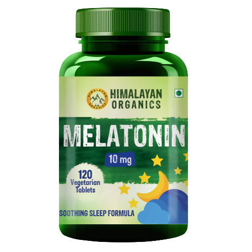 Himalayan Organics Melatonin 10 mg Vegetarian Tablets | Grocsy