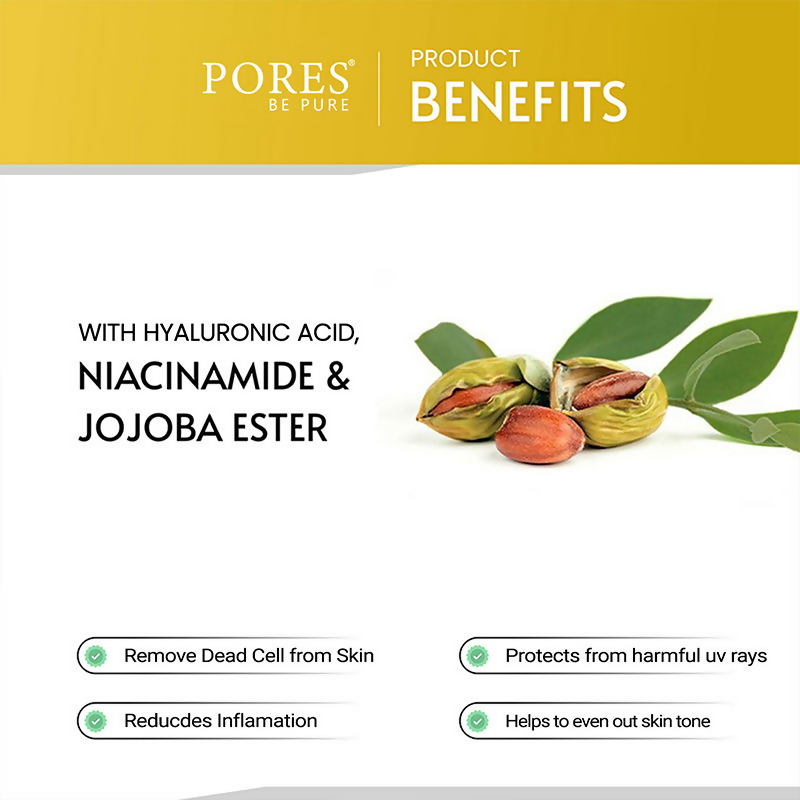 Pores Be Pure Vitamin C Clay Face Mask With Hyaluronic Acid | Grocsy