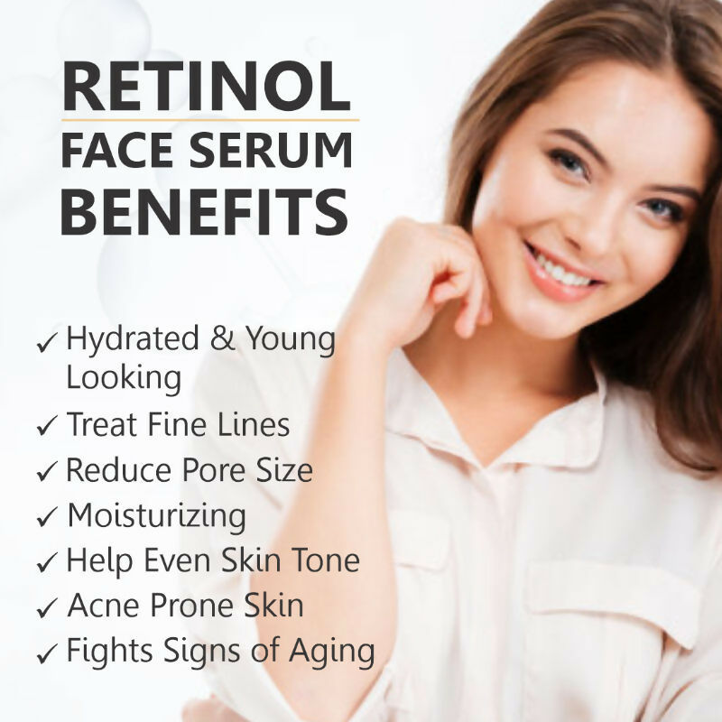 Skiura Nature Retinol 2 % With Vitamin E & Hyaluronic Face Serum | Grocsy