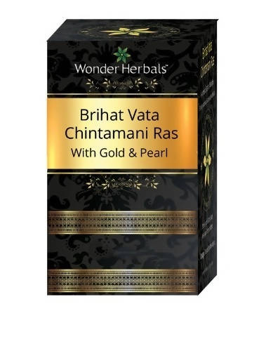 Wonder Herbals Brihat vata Chintamani Ras with Gold & Pearl | Grocsy