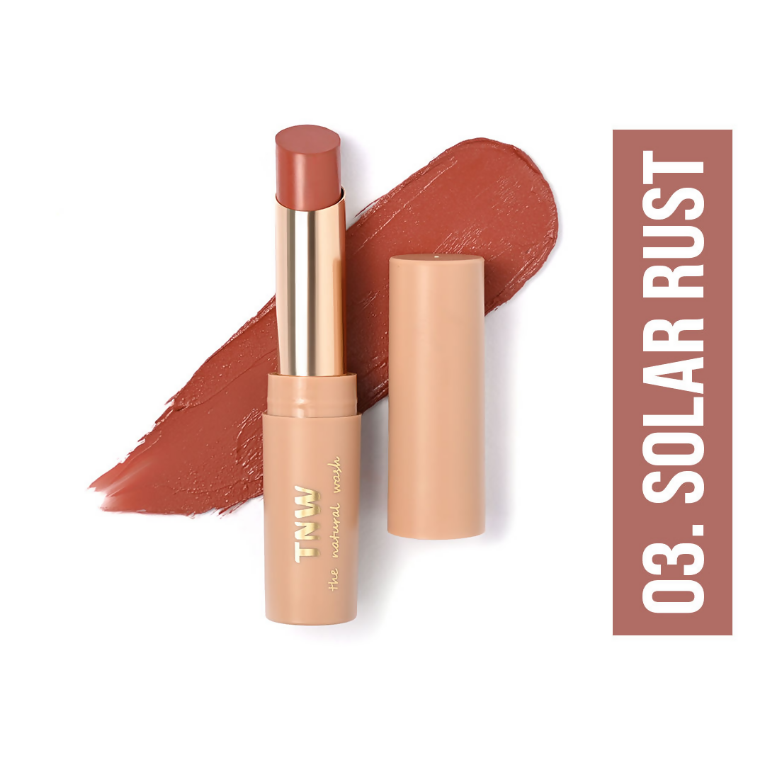 The Natural Wash Silky Matte Fusion Longstay Bullet Lipstick - Solar Rust | Grocsy