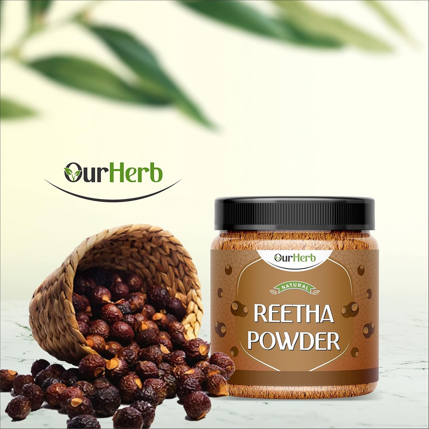 OurHerb Pure & Natural Reetha Powder For Hair Care | Grocsy