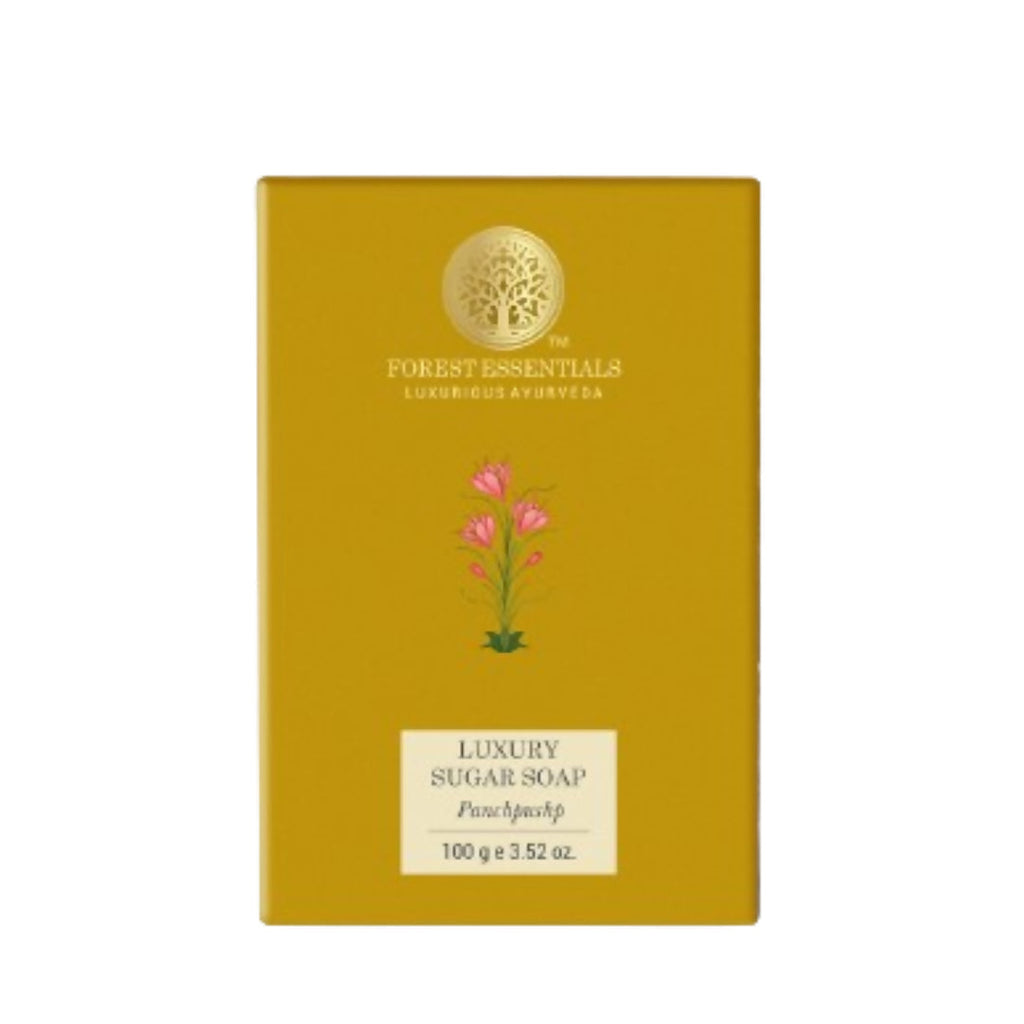 Forest Essentials Luxury Sugar Soap Panchpushp | Grocsy