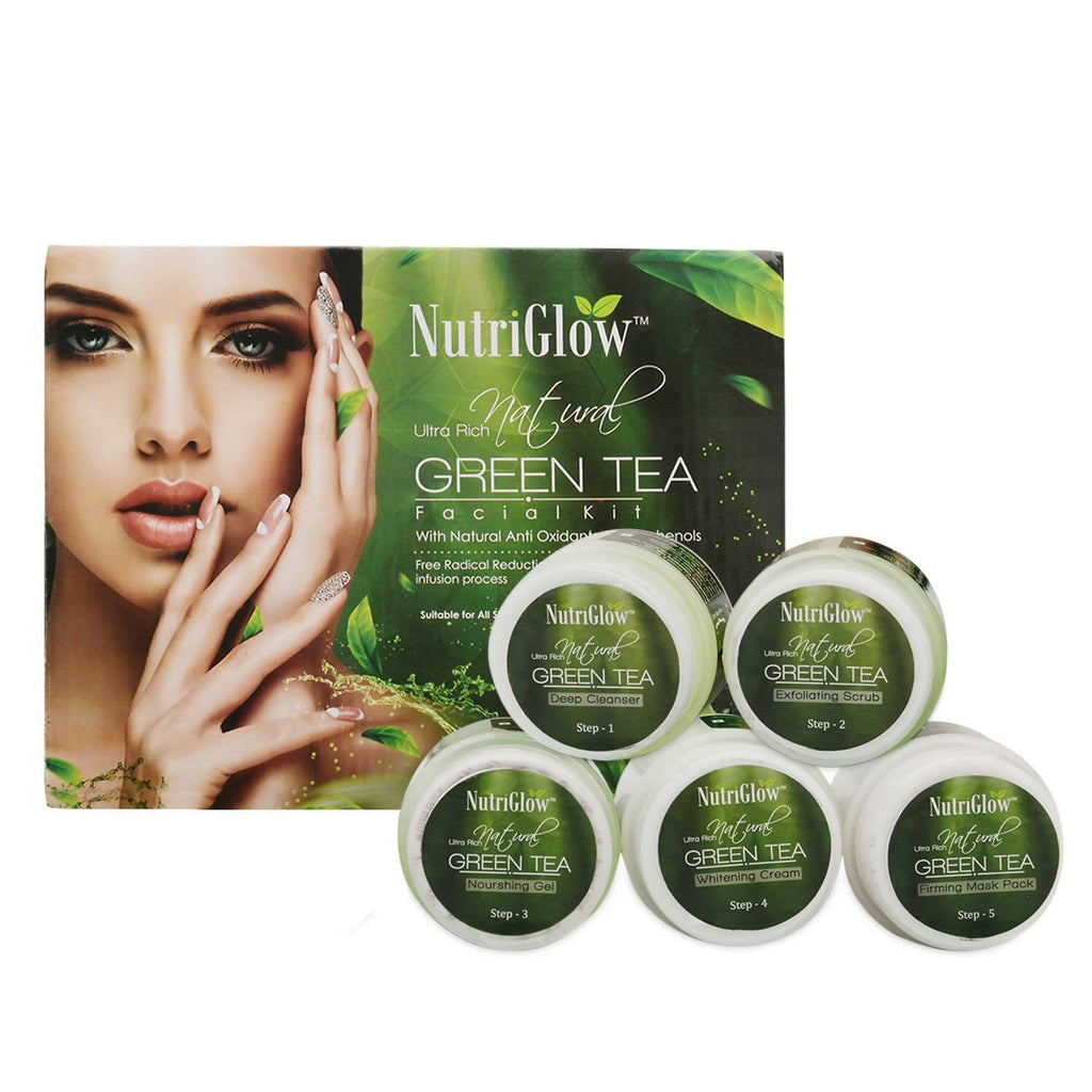 NutriGlow Green Tea Facial Kit | Grocsy