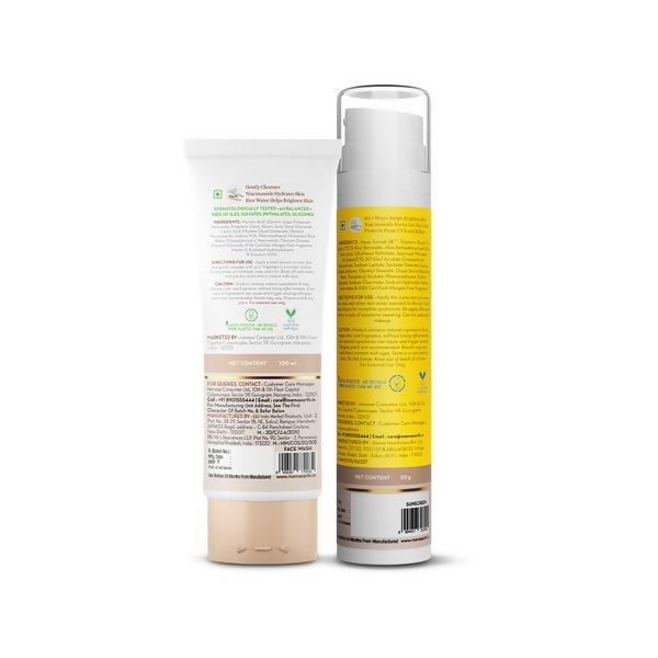 Mamaearth Rice Water Cleanse & Protect Combo | Grocsy
