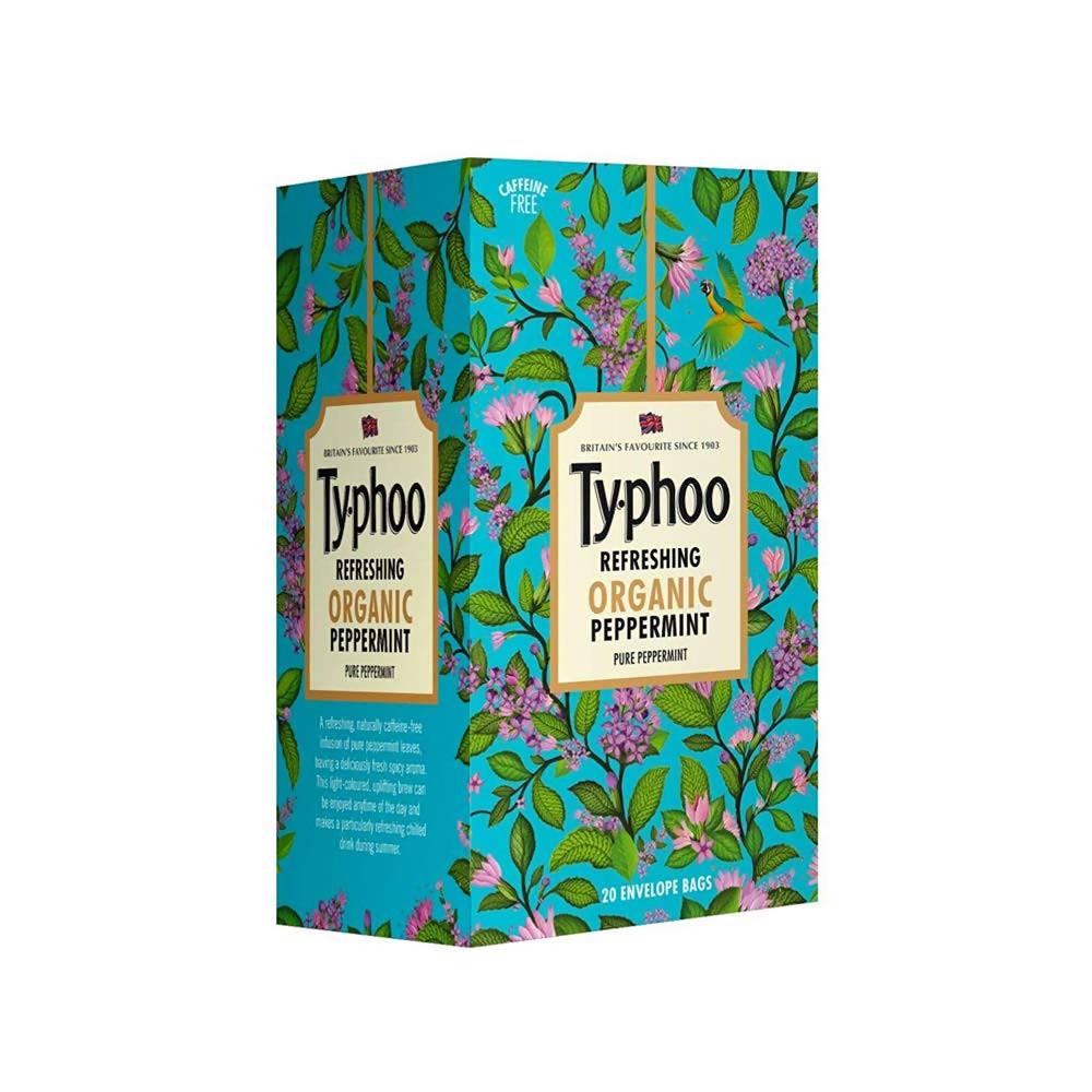 Typhoo Refreshing Organic Peppermint Tea Bags | Grocsy