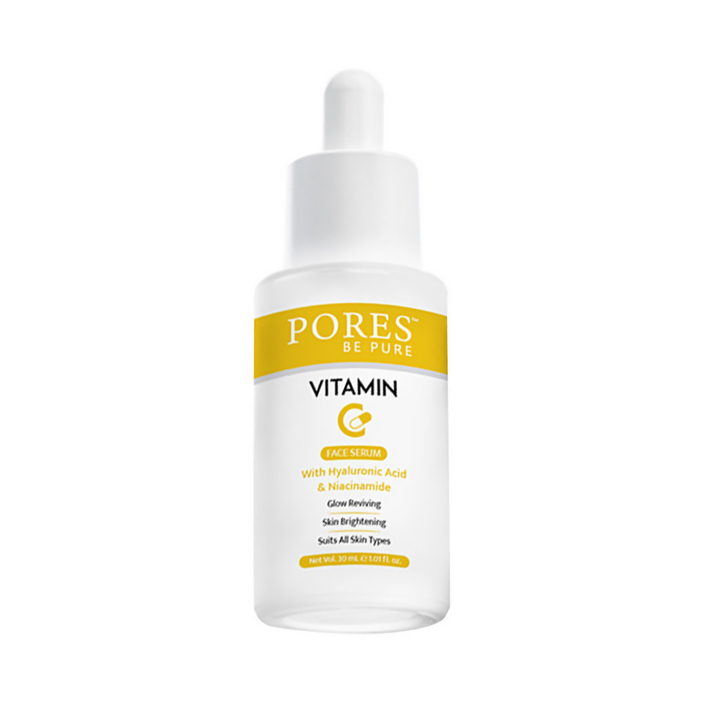 Pores Be Pure Vitamin C Serum With Ethyl Ascorbic Acid & Hyaluronic Acid | Grocsy