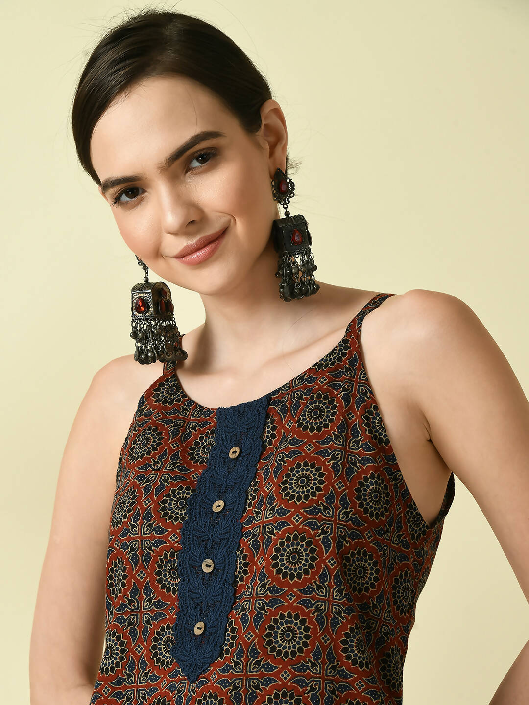 Myshka Women's Multi Straight Printed Kurta | Grocsy