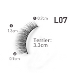 Bronson Professional Eyelash Set 3d False Long And Natural Eye Makeup - L07 | Grocsy