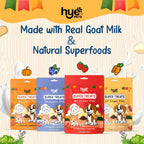 Hye Pets Super Treats For Super Pets – Freeze Dried Treats Made With Goat Milk, Carrot & Banana | Grocsy