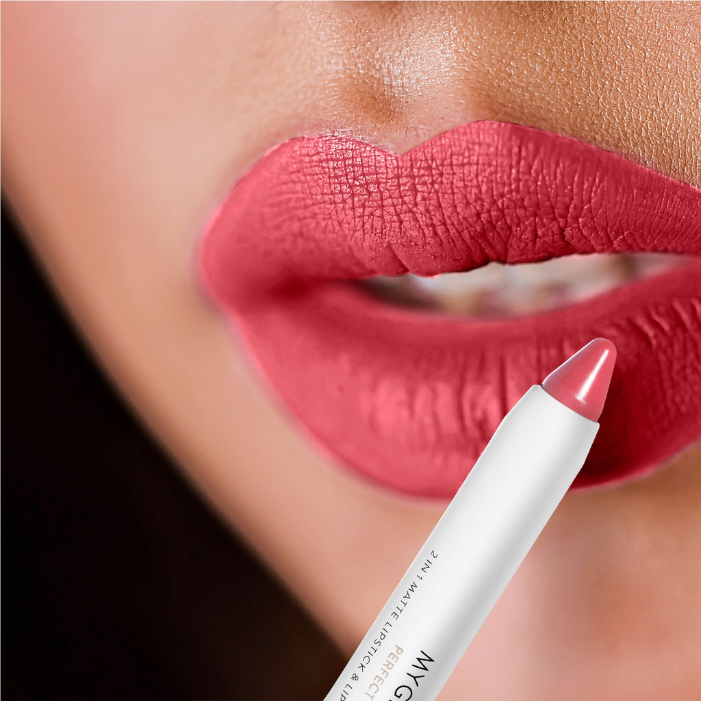 MyGlamm Perfect Curves Matte Lip Crayon-Debutante | Grocsy