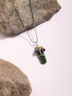 Women's Silver-Plated Necklace - Ruby Raang | Grocsy