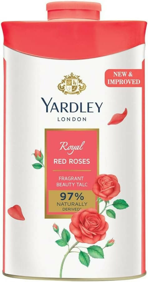 Yardley London Royal Red Rose Talc Powder For Women | Grocsy