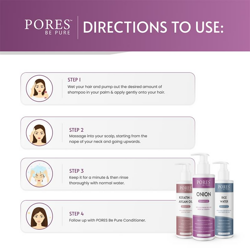 Pores Be Pure Onion Shampoo | Grocsy