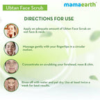 Mamaearth Ubtan Face Scrub with Turmeric & Walnut for Tan Removal | Grocsy