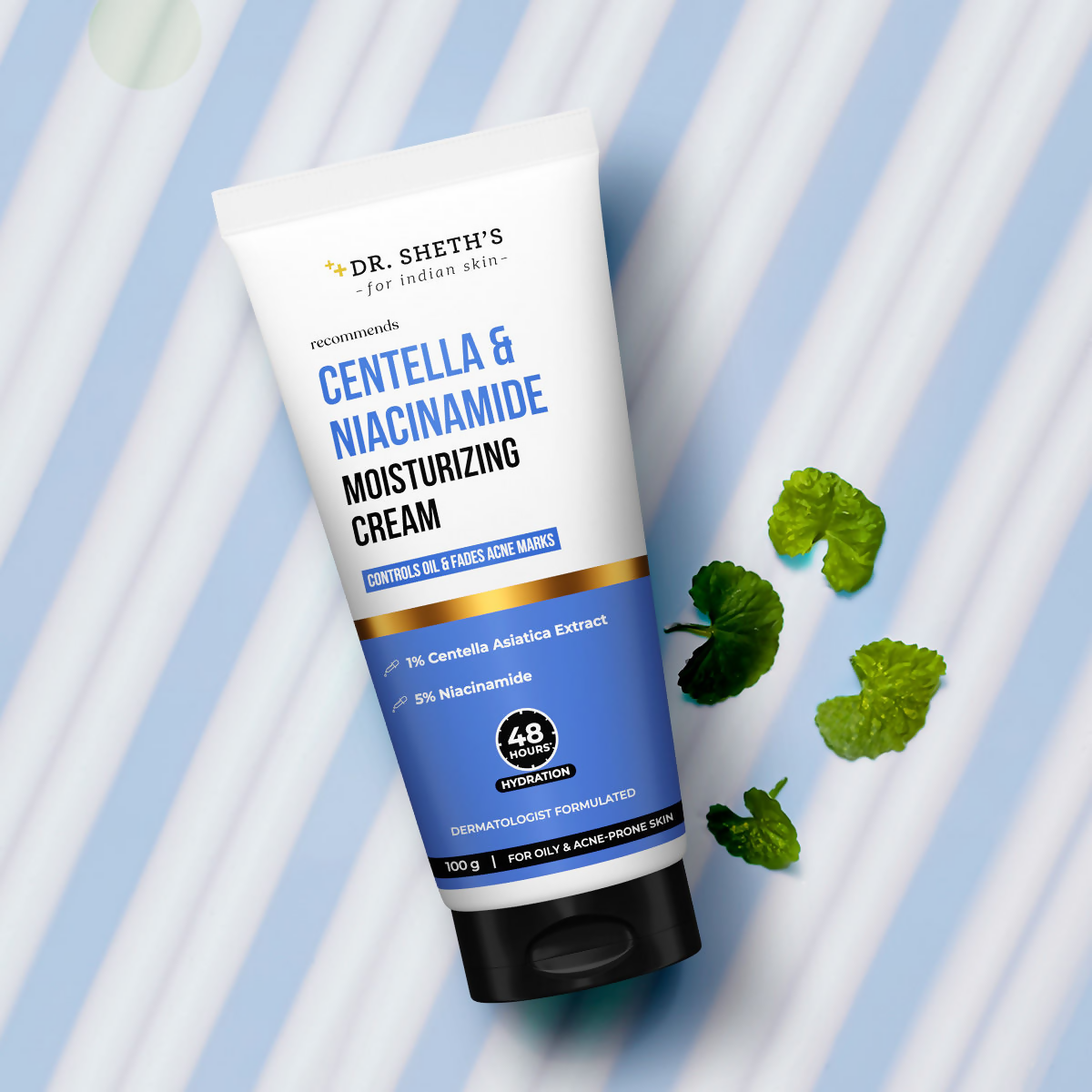 Dr. Sheth's Centella & Niacinamide Moisturizing Cream | Grocsy