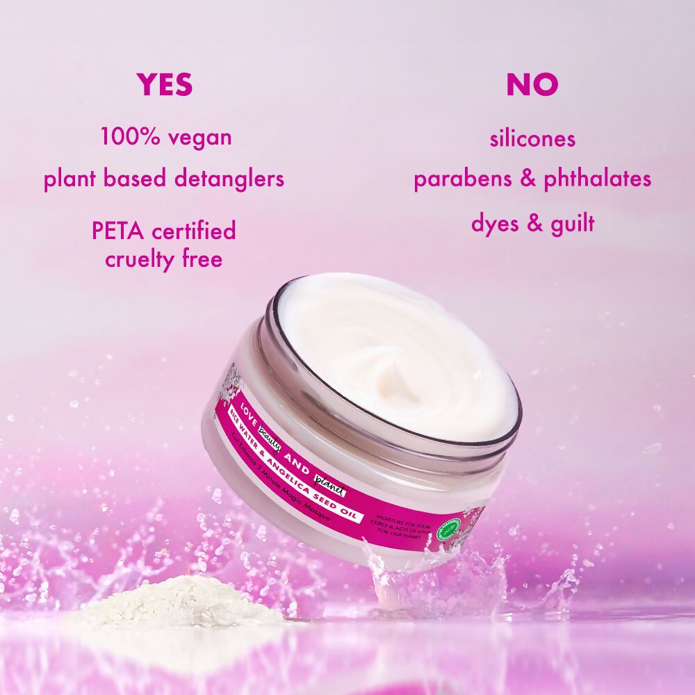 Love Beauty And Planet Rice Water & Angelica Seed Oil Hair Mask | Grocsy